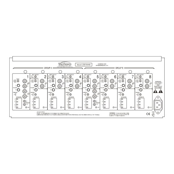 Sherbourn LDS16-40 Owner's Manual