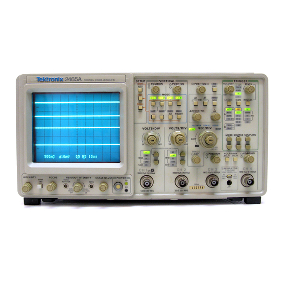 Tektronix 2465A Service Manual