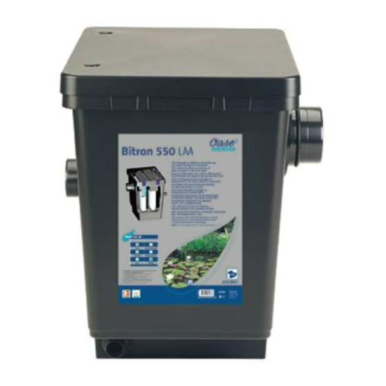 Oase Bitron 550 LM Operating Instructions Manual
