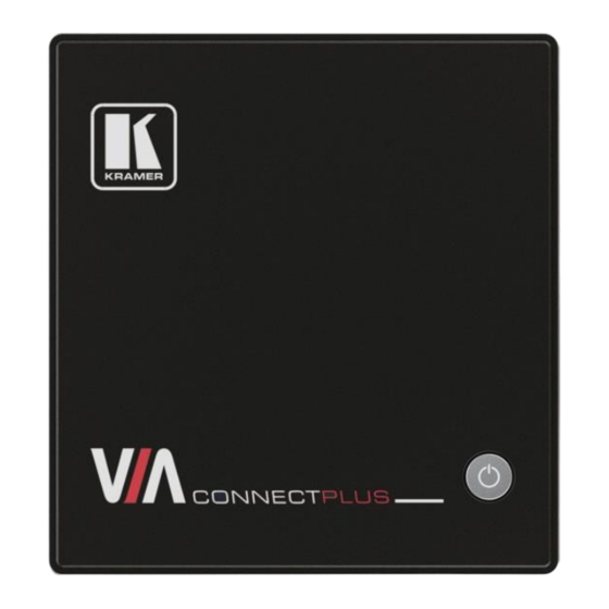 Kramer VIA Connect PRO User Manual