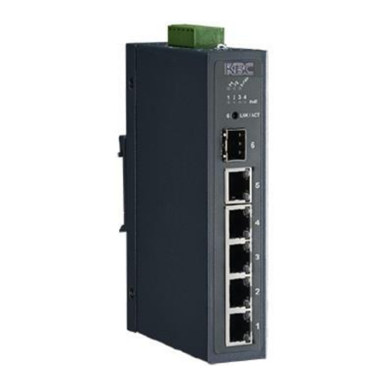KBC ESUGS4-EG1-P1-D Quick Start Manual
