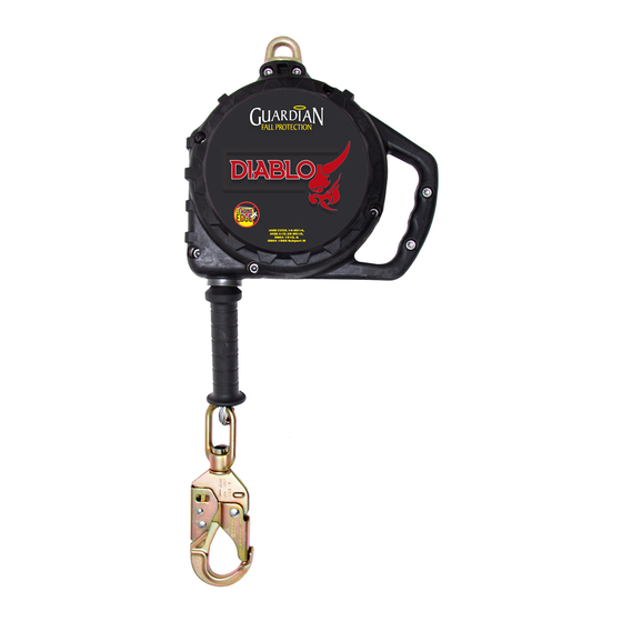 Guardian Fall Protection Diablo Cable SRL Instruction Manual