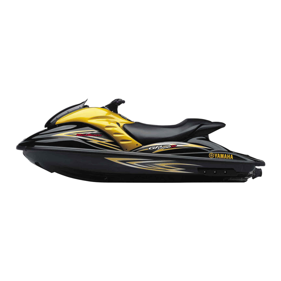 Yamaha GP1300R WaveRunner 2007 Owner's/Operator's Manual