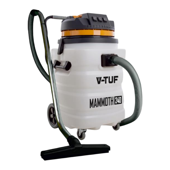 V-TUF MAMMOTH 240 Owner's Manual