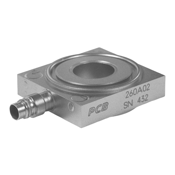 PCB Piezotronics M260A02 Installation And Operating Manual