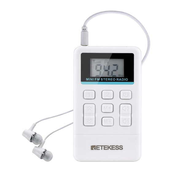 Retekess TR612 User Manual