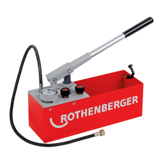 Rothenberger RP50-S Instructions For Use Manual