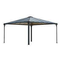 Palram CANOPIA PALERMO 4.3x4.3 / 14x14 How To Assemble