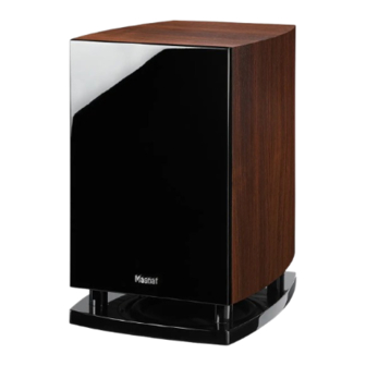Magnat Audio QUANTUM 6725A Owner's Manual/Warranty Document
