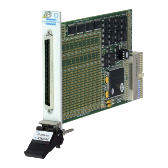 Pickering 40-220A User Manual