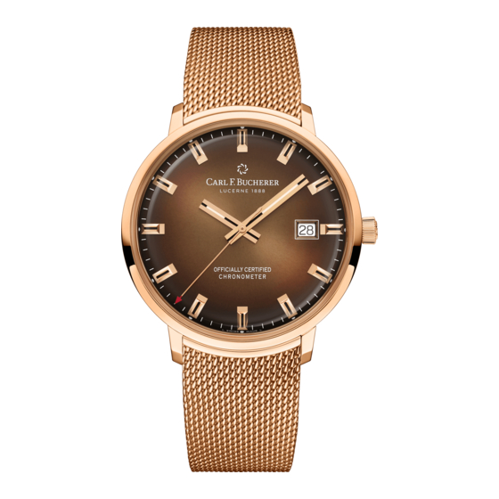 Carl F. Bucherer HERITAGE CHRONOMETER CELEBRATION Instructions Manual