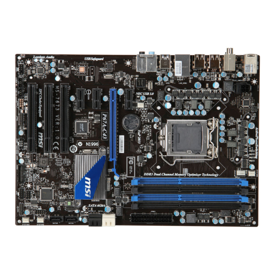 MSI PH67A-C43 Series User Manual
