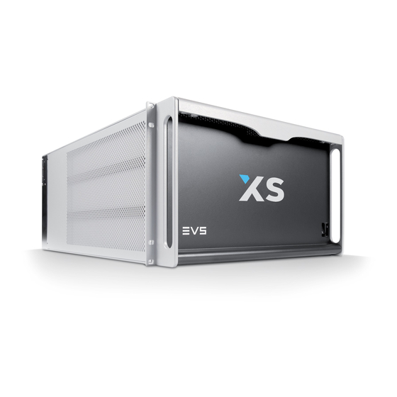 EVS XS Technical Reference Manual