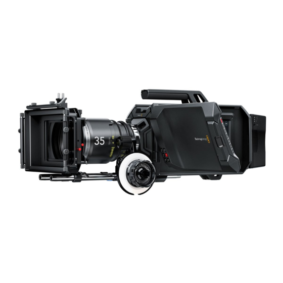 Blackmagicdesign URSA Installation And Operator's Manual