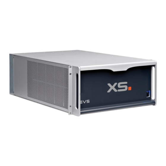 EVS XS Hardware Technical Reference Manual