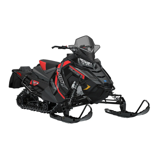 Polaris 2000 INDY 600 XC SP EDGE Owner's Manual Supplement