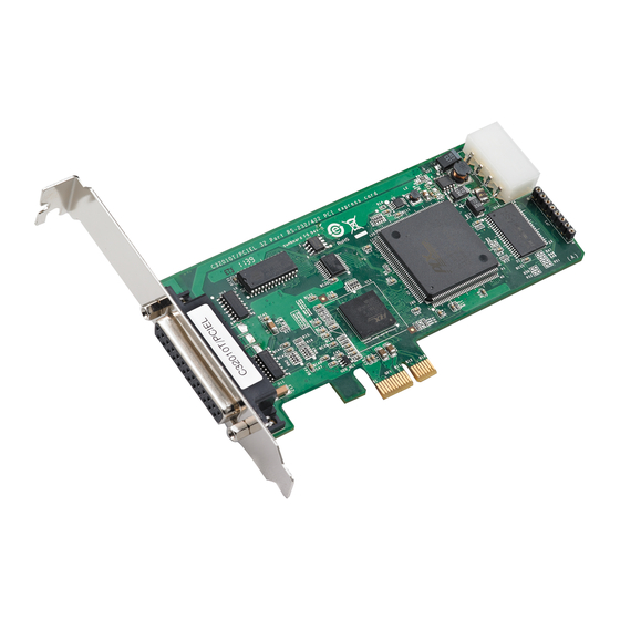 Moxa Technologies C320Turbo/PCI Quick Installation Manual