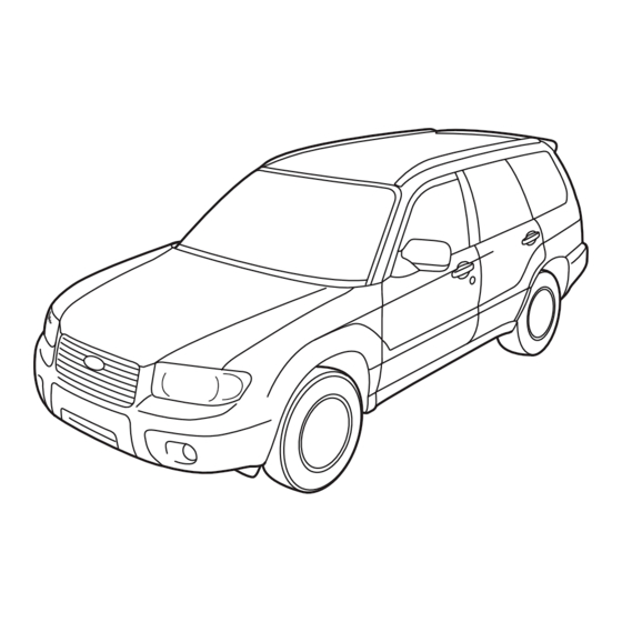 SUBARU FORESTER 2007 OWNER'S MANUAL Pdf Download | ManualsLib