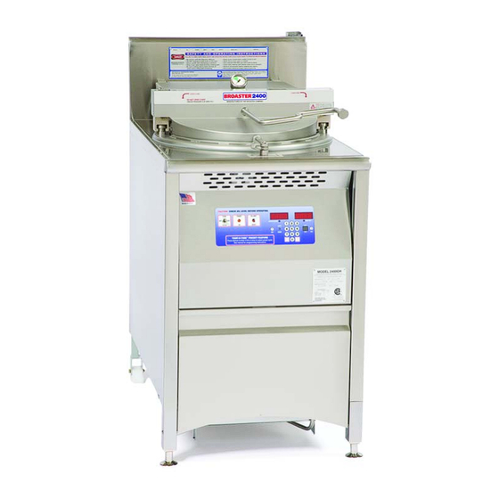 Broaster 2400XP Operation Manual