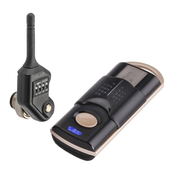 Vello FreeWave Micro User Manual