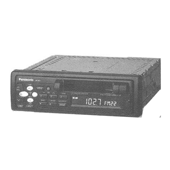 Panasonic CQ-R115U Operating Manual