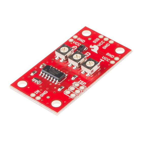 sparkfun Servo Trigger Hook-Up Manual