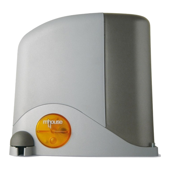 Nice MhouseKit SL1S Instructions And Warnings For Installation And Use