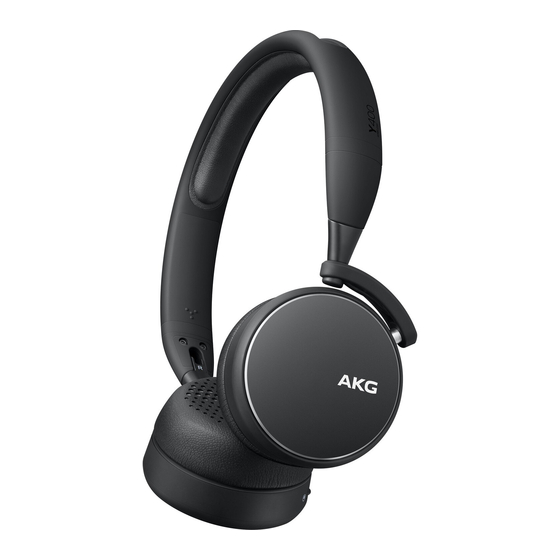 Harman AKG Y400 Wireless Manuals