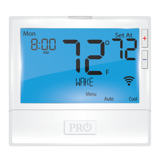 Pro1 IAQ T855i Quick Start Manual