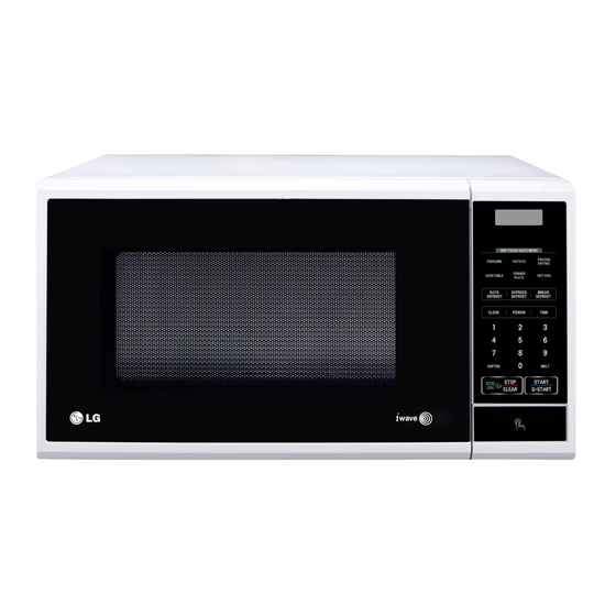 LG MS2540SR Round Cavity Microwave Manuals