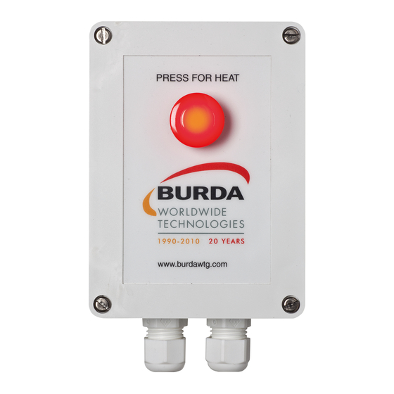 Burda PERFECTCLIME TS2-C Instructions For Use