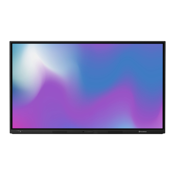 promethean ActivPanel LX User Manual