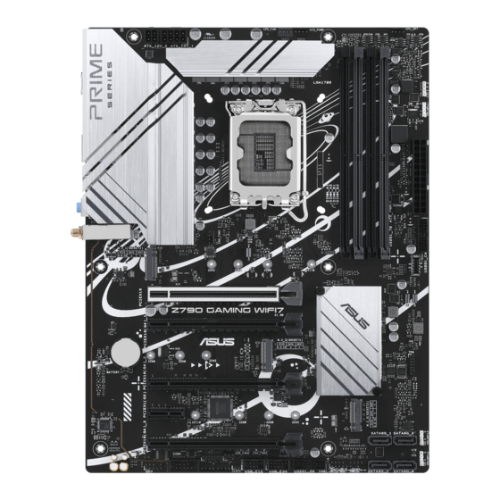 Asus Z790 GAMING WIFI7 Quick Start Manual