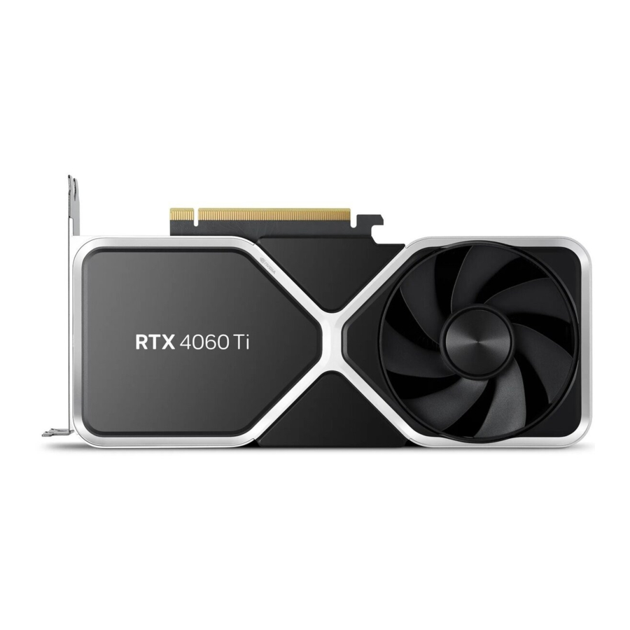 NVIDIA GeForce RTX 4060 Ti - Graphics Card Manual | ManualsLib