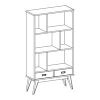 SIMPLIHOME brooklyn + max WyndenHall AXCDRP41-BL Assembly Instructions Manual