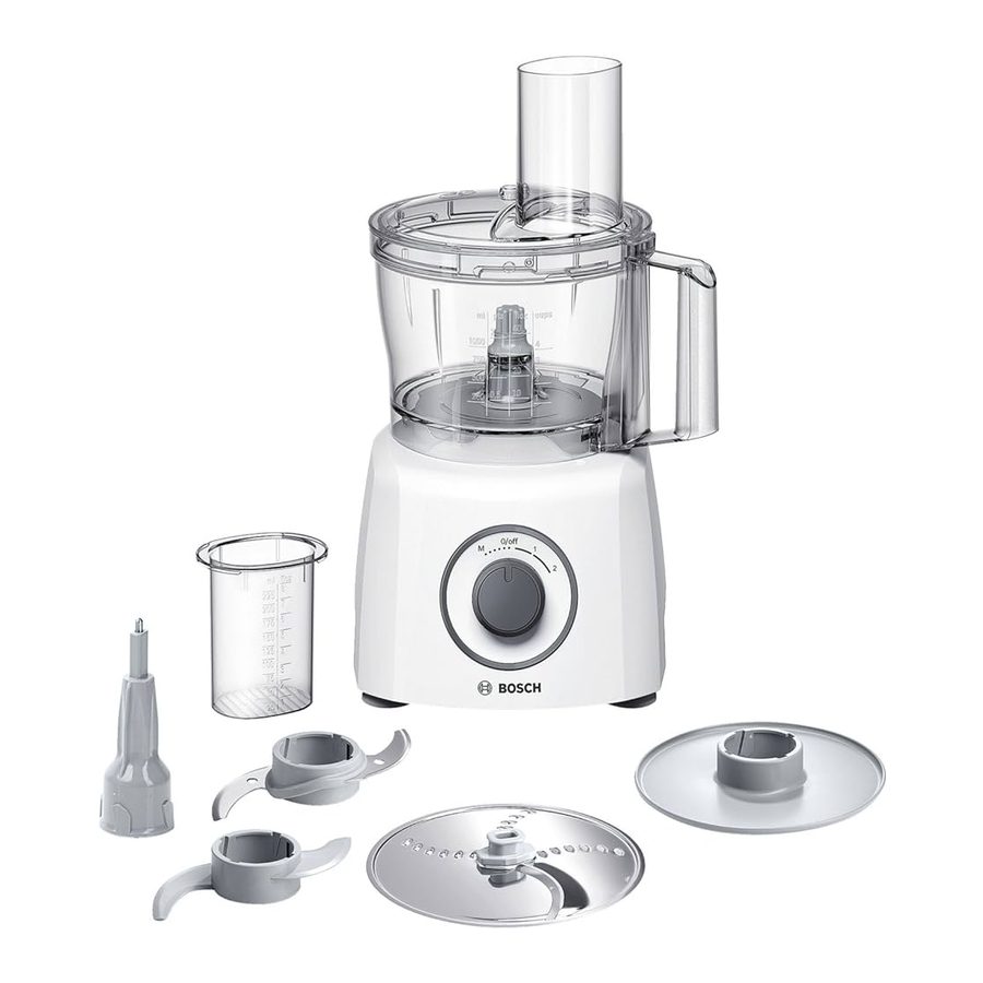 Bosch MultiTalent 3 MCM3 Series Manual