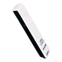 TP-Link TL-WN821N - NT WIRELESS N USB ADAPTERATHEROS2T2R 2.4GHZ 802.11G B ND RTL User Manual
