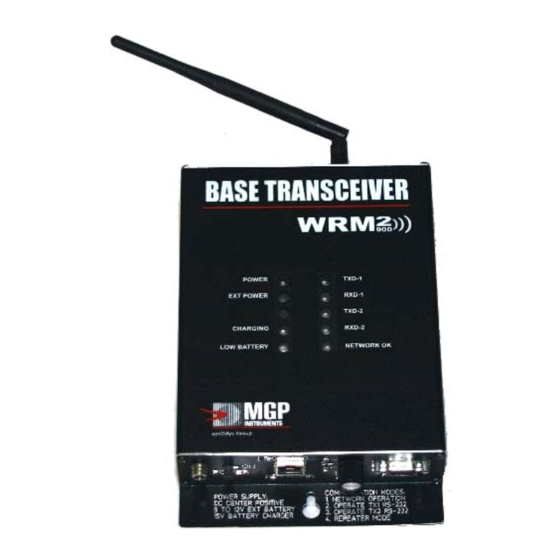 MGP WRM2 Manuals