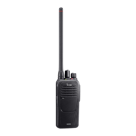 Icom IC-F1000D Operating Manual