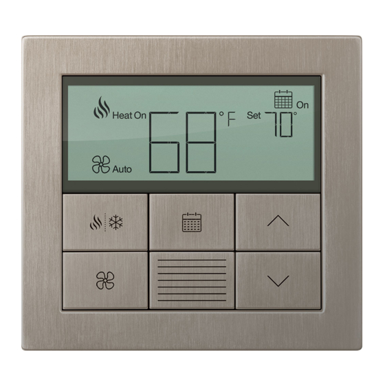 PALLADIOM QS Room Thermostat Configuration Instructions