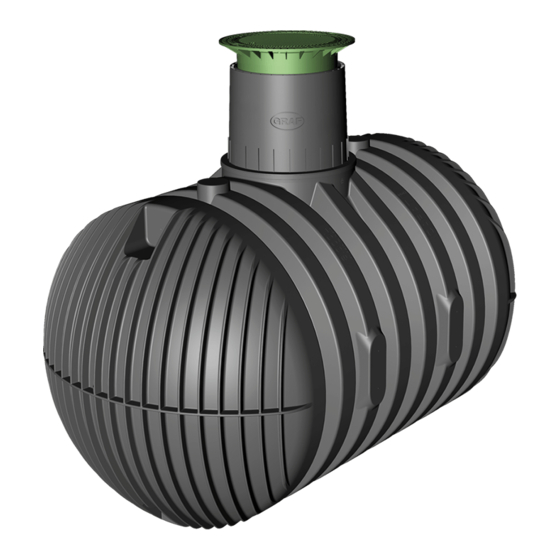 Graf CARAT XL Water Storage Tank Manuals