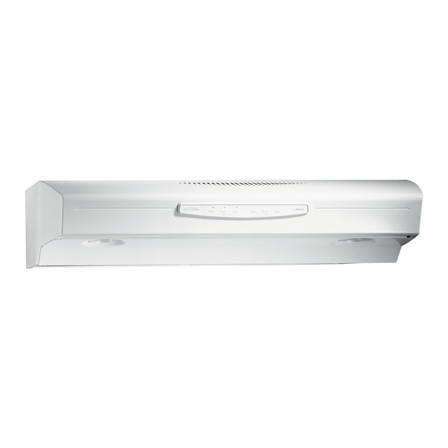 Broan Allure QS2 Series Instruction Manual