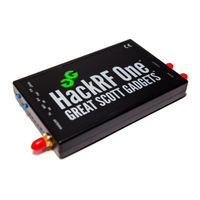 Great Scott Gadgets HackRF Manual