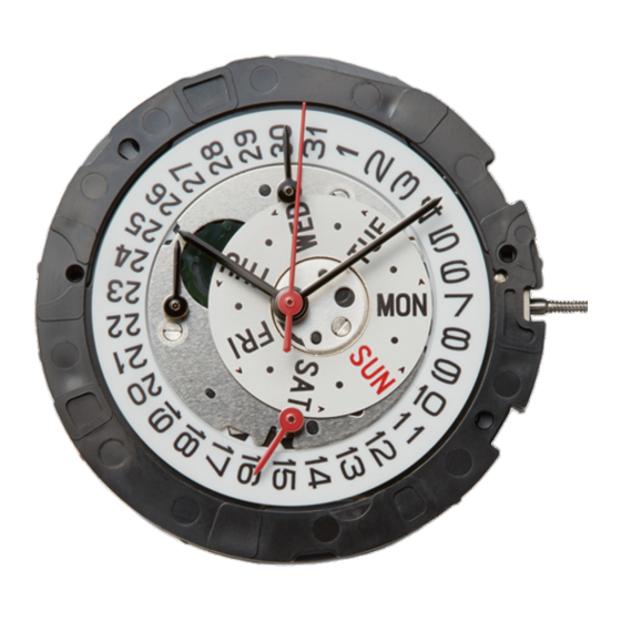 Citizen MIYOTA 0S00 Quick Start Manual