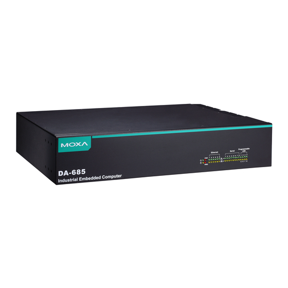 Moxa Technologies DA-685 Series User Manual