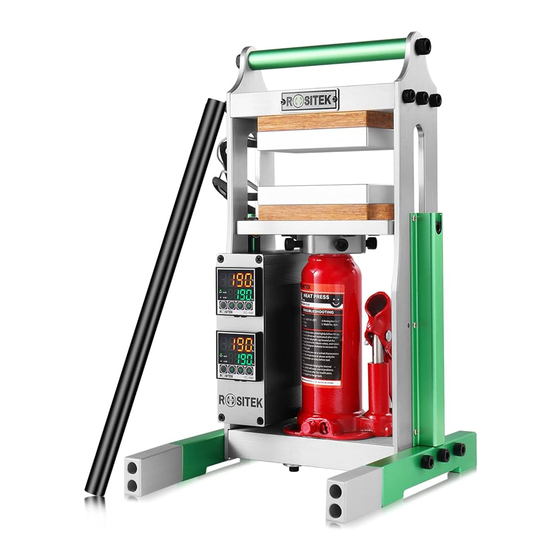 User Manuals: ROSITEK RNP4 Hydraulic Rosin Press