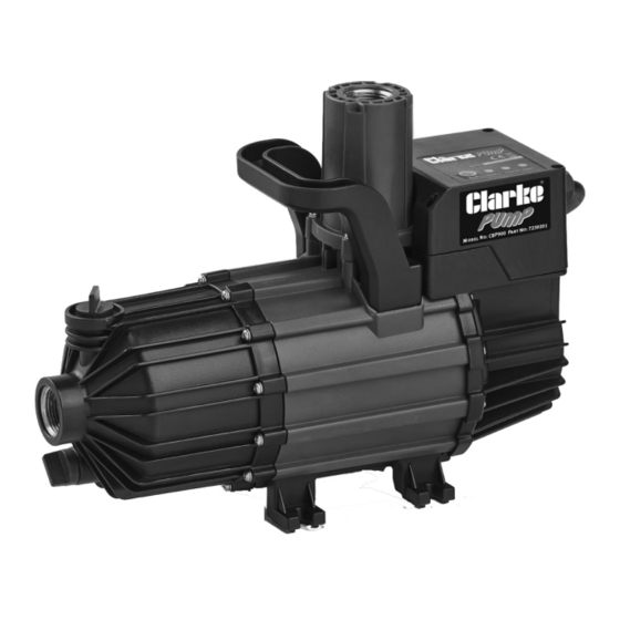 Clarke CBP900 Operation & Maintenance Instructions Manual