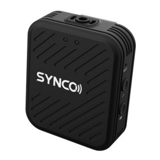 Synco G1A2 User Manual