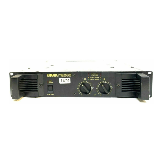 Yamaha H3000 Owner's Manual