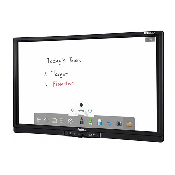 Newline TRUTOUCH UB Series Manuals